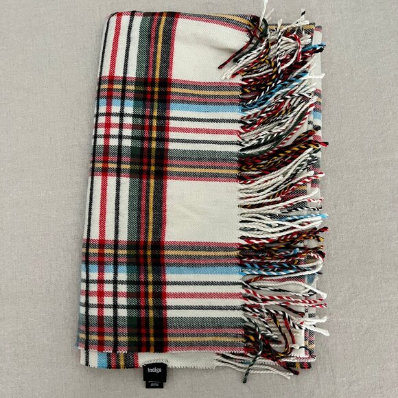 Hat and scarf set - Alpaca wool hat, plus Indigo soft knit scarf with fringe - Picture 8 of 12